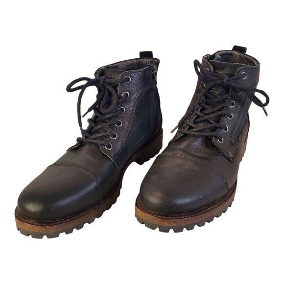 BULLBOXER SZ US 8 Waylen Limited Edition Original 009/500 Mens Black Boot - Picture 3 of 16